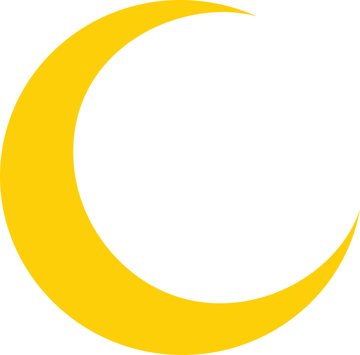 Crescent Moon Illustration